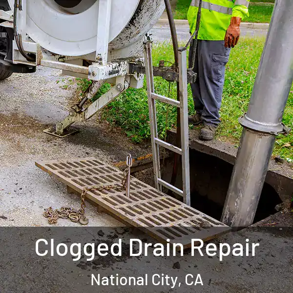  Clogged Drain Repair National City, CA