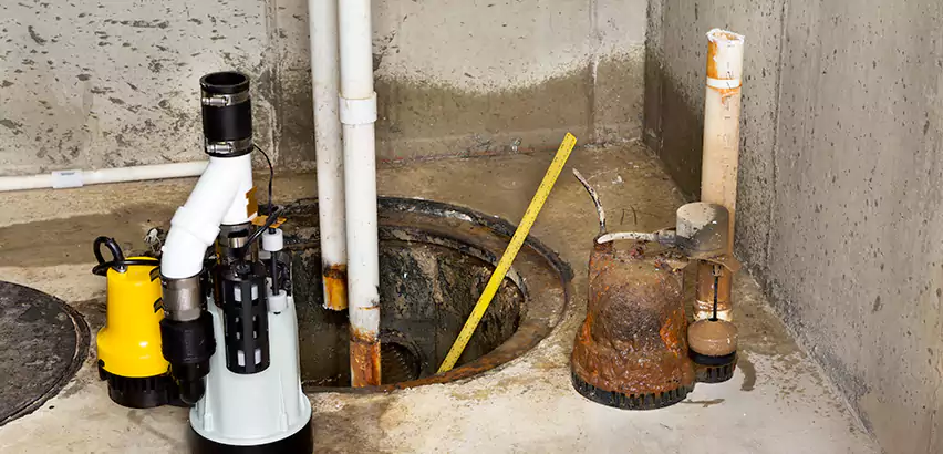 Installing Sump Pump in Finished Basement in National City, CA